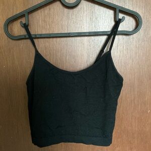 Wild Fable Black Ribbed Top